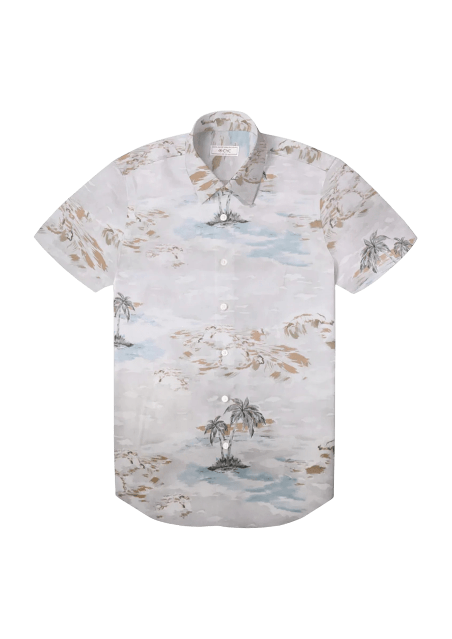 Golden Sands Printed Short Sleeve Shirt