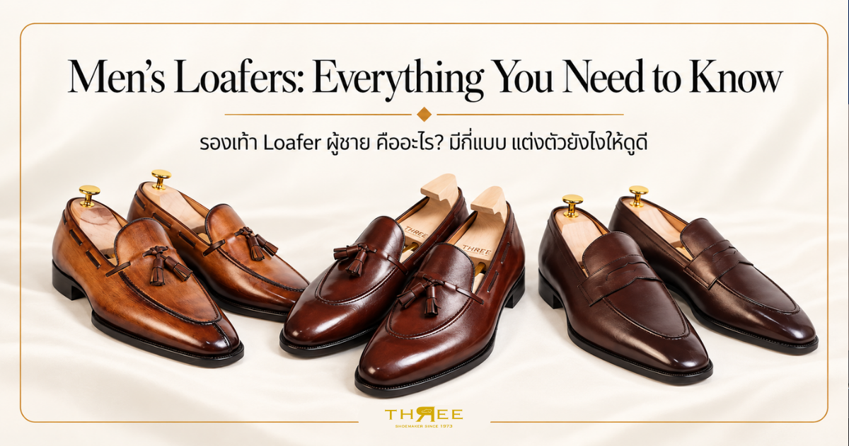 รองเท้า Loafer ผู้ชาย คืออะไร? มีกี่แบบ แต่งตัวยังไงให้ดูดี