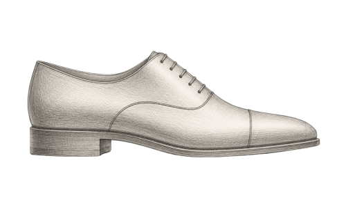 Black Cap-toe Oxford Three Shoes (2)